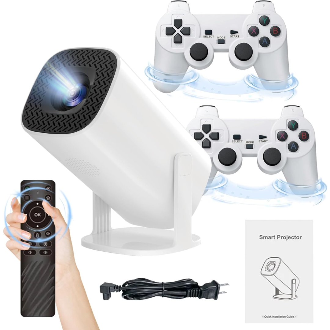 Cast Console™ 4K Ultra HD Retro Projector White